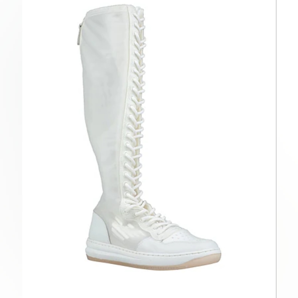 Armani Lace-Up Fashion Sneaker